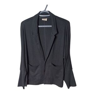 Pact Organic Cotton Women's Relaxed Blazer Charcoal Heather Size XS